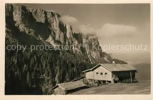 AK / Ansichtskarte Dolomiti Rifugio Malga Prossliner sulle Alpi da Siusi Dolomiti