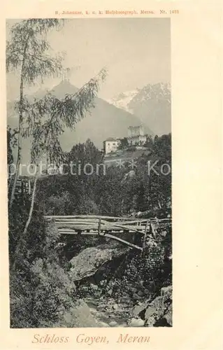 AK / Ansichtskarte Meran_Merano Schloss Goyen Meran Merano