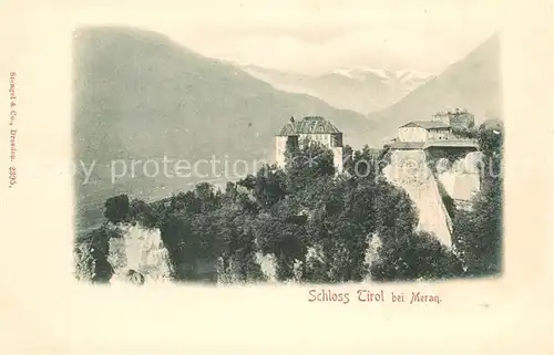 AK / Ansichtskarte Meran_Merano Schloss Tirol Meran Merano