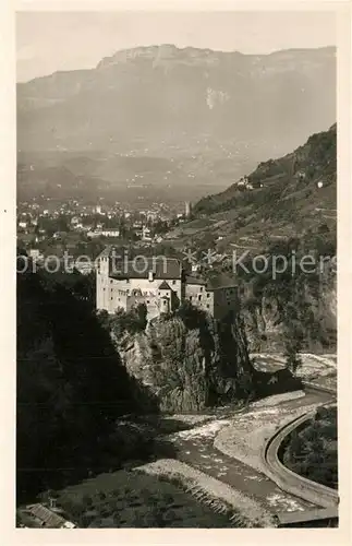 AK / Ansichtskarte Bolzano Castel Roncolo verso la Mendola Bolzano