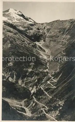 AK / Ansichtskarte Gruppo_dell_Ortler Strada dello Stelvio Gruppo_dell_Ortler