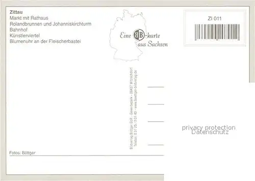 AK / Ansichtskarte Zittau Markt Rathaus Rolandbrunnen Bahnhof Kuenstlerviertel Zittau