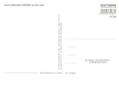 AK / Ansichtskarte Giessen_Lahn  Giessen_Lahn