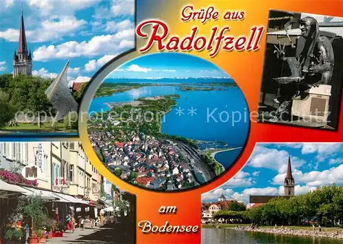 AK / Ansichtskarte Radolfzell_Bodensee Fliegeraufnahme Radolfzell Bodensee