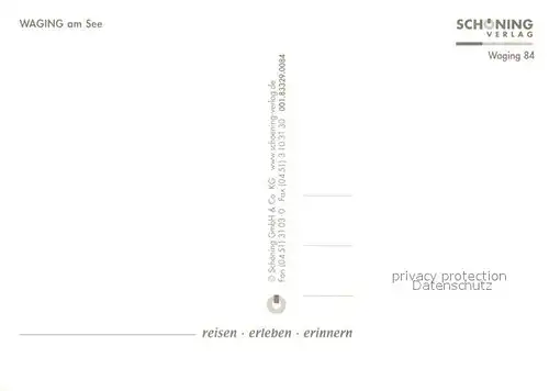 AK / Ansichtskarte Waging_See  Waging_See