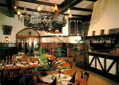 AK / Ansichtskarte Goslar Burgrestaurant im Zwinger  Goslar