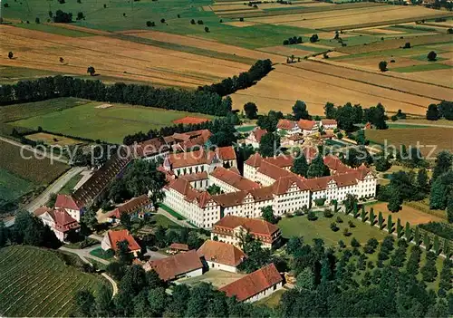 AK / Ansichtskarte Salem_Baden Schloss Schloss Schule Fliegeraufnahme Salem_Baden