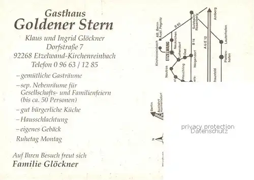 AK / Ansichtskarte Kirchenreinbach Gasthaus Goldener Stern  Kirchenreinbach