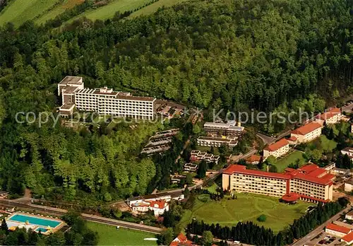 AK / Ansichtskarte Bad_Driburg Fachklinik Rosenberg Klinik Berlin Fliegeraufnahme  Bad_Driburg