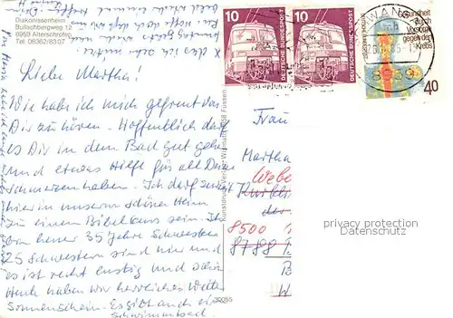 AK / Ansichtskarte Alterschrofen Diakonissenheim  Alterschrofen