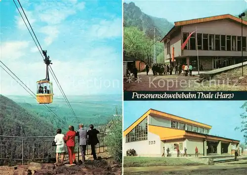 AK / Ansichtskarte Thale_Harz Seilbahn Bergstation  Thale_Harz