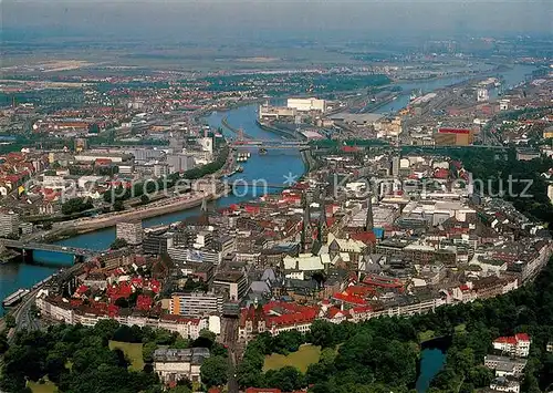 AK / Ansichtskarte Bremen Fliegeraufnahme Bremen