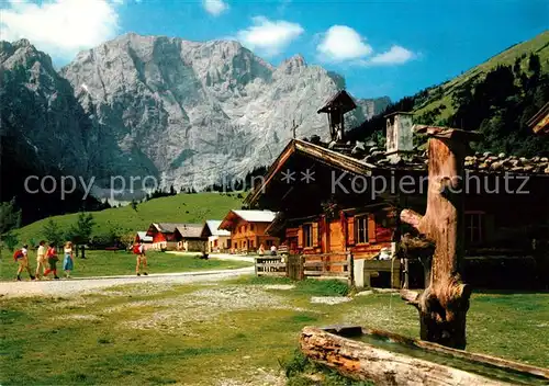 AK / Ansichtskarte Hinterriss_Tirol Eng Almen Grosser Ahornboden Karwendelgebirge  Hinterriss Tirol