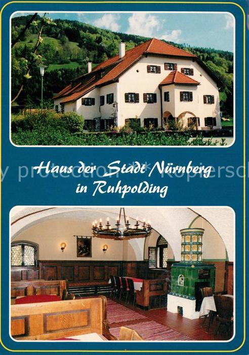 Ak Ansichtskarte Ruhpolding Haus Der Stadt Nuernberg Ruhpolding