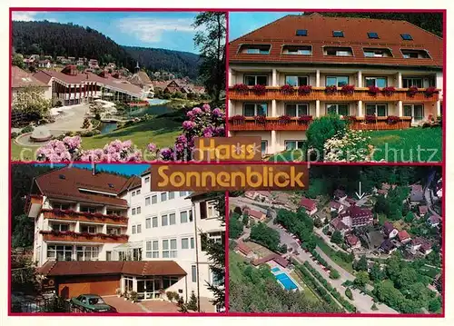 AK / Ansichtskarte Bad_Teinach Zavelstein Haus Sonnenblick Fliegeraufnahme Bad_Teinach Zavelstein