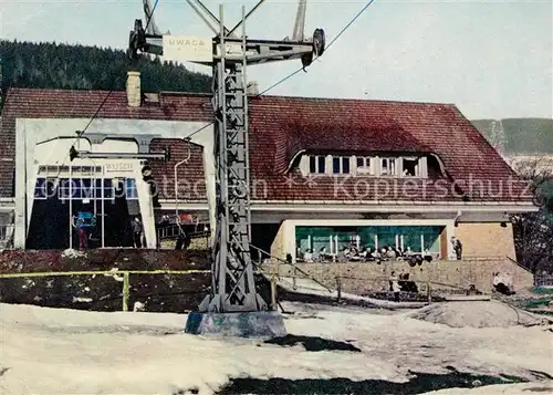 AK / Ansichtskarte Szczyrk Lower Station Chair Lift Mount Skrzyczne Szczyrk