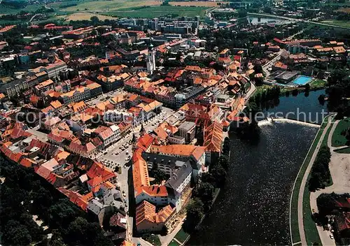 AK / Ansichtskarte Pisek_Tschechien Fliegeraufnahme Pisek Tschechien