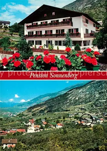 AK / Ansichtskarte Schlanders_Suedtirol Pension Sonnenberg Schlanders_Suedtirol