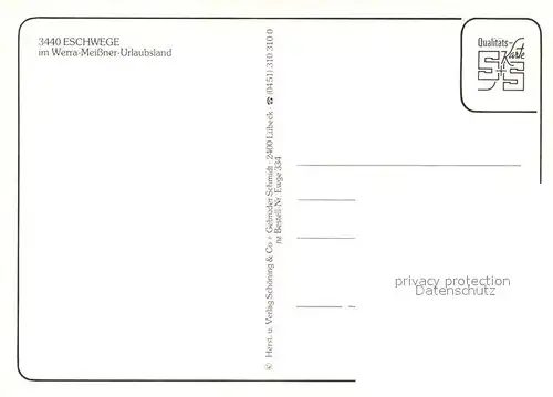 AK / Ansichtskarte Eschwege Altes Rathaus Marktplatz Duenzebacher Tor Landgrafenschloss Eschwege