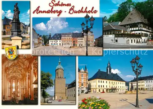 AK / Ansichtskarte Annaberg Buchholz_Erzgebirge Ortsansichten Annaberg Buchholz