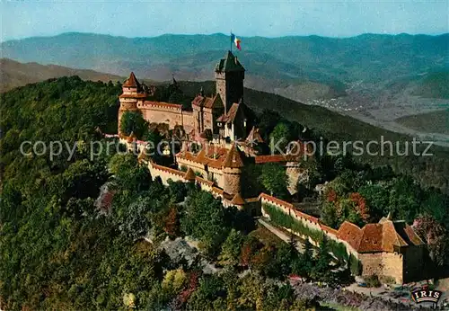 AK / Ansichtskarte Orschwiller Chateau du Haut Koenigsbourg Fliegeraufnahme Orschwiller