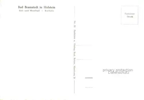 AK / Ansichtskarte Bad_Bramstedt Kurhaus Bad_Bramstedt