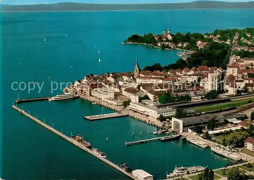 AK / Ansichtskarte Friedrichshafen_Bodensee Fliegeraufnahme Friedrichshafen Bodensee