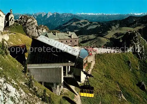 AK / Ansichtskarte Wendelstein_Berg Wendelsteinkircherl Haus Seilbahn  Wendelstein_Berg