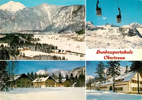 AK / Ansichtskarte Obertraun Bundessportschule Luftseilbahn  Obertraun