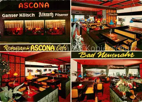 AK / Ansichtskarte Bad_Neuenahr Ahrweiler Restaurant Ascona Bad_Neuenahr Ahrweiler