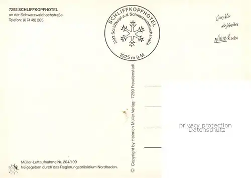 AK / Ansichtskarte Schliffkopf Schliffkopfhotel Fliegeraufnahme Schliffkopf