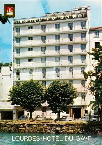 AK / Ansichtskarte Lourdes_Hautes_Pyrenees Hotel du Gave Lourdes_Hautes_Pyrenees