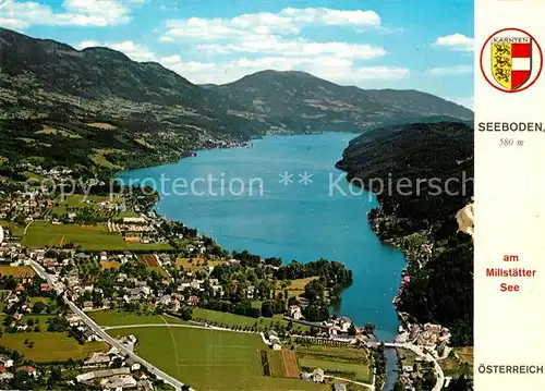 AK / Ansichtskarte Seeboden_Millstaettersee Fliegeraufnahme  Seeboden_Millstaettersee