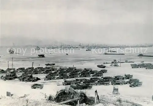 AK / Ansichtskarte Sainte Marie du Mont_Manche Utah Beach Militaer Kriegsflotte 2. Weltkrieg Sainte Marie du Mont