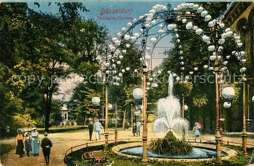 AK / Ansichtskarte Duesseldorf Tonhalie Garten Duesseldorf