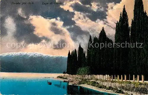 AK / Ansichtskarte Lago_di_Garda Strada per Salo Lago_di_Garda