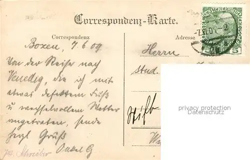 AK / Ansichtskarte Mendelpass Panorama mit Kalterer See Mendelpass