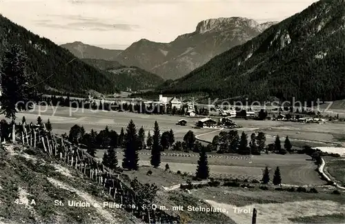 AK / Ansichtskarte St_Ulrich_Pillersee mit Steinplatte St_Ulrich_Pillersee
