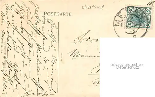 AK / Ansichtskarte Meran_Merano Teilansicht mit Kirche Meran Merano