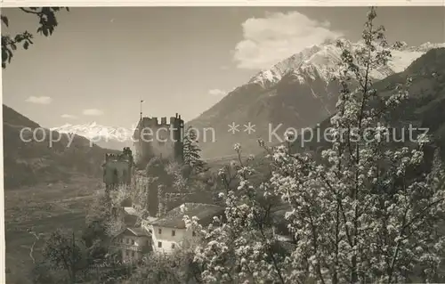 AK / Ansichtskarte Merano_Suedtirol Die Brunnenburg Merano Suedtirol
