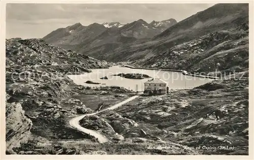 AK / Ansichtskarte San_Bernardino_GR Lago ed Ospizio San_Bernardino_GR