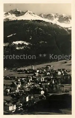 AK / Ansichtskarte Klosters_GR Panorama Klosters_GR