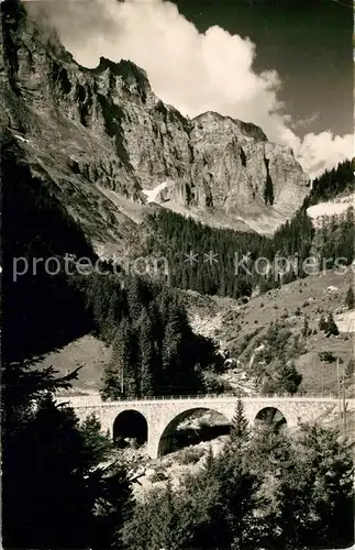 AK / Ansichtskarte Wassen_UR Sustenstrasse Wendenbruecke ob Gadmen Wassen_UR