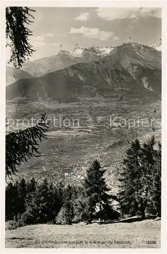 AK / Ansichtskarte Les_Mayens de Sion avec Glacier du Sanetsch Les_Mayens de Sion