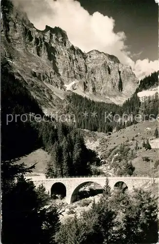 AK / Ansichtskarte Wassen_UR Sustenstrasse Wendenbruecke ob Gadmen Wassen_UR