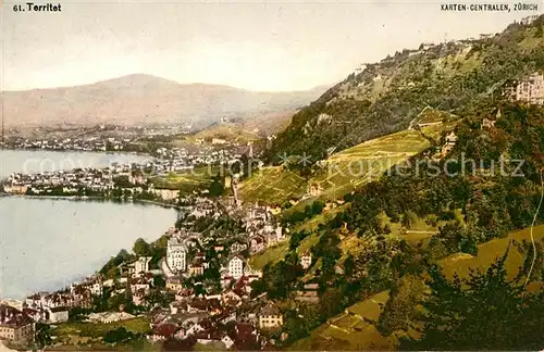 AK / Ansichtskarte Territet Panorama Territet