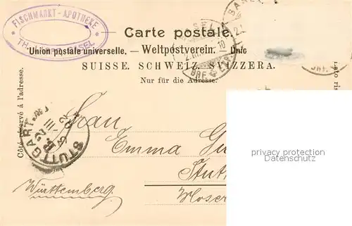 AK / Ansichtskarte Basel_BS Neues Rathaus Basel_BS