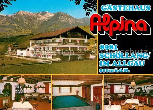 Schoellang Gaestehaus Alpina Schwimmbad Schoellang