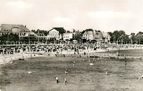 AK / Ansichtskarte Travemuende_Ostseebad Strand Casino  Travemuende_Ostseebad