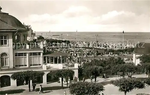 AK / Ansichtskarte Travemuende_Ostseebad Casino Garten  Travemuende_Ostseebad